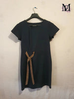 Robe noir avec ceinture Capicua 303 - Taille S - 36