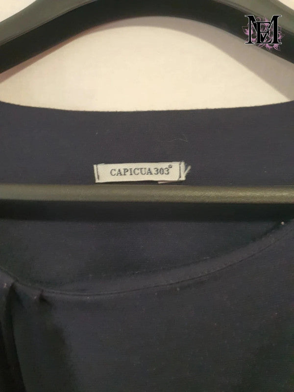 Robe noir avec ceinture Capicua 303 - Taille S - 36