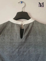 Superbe petite robe grise Mademoiselle-Élégance - Taille M - 38