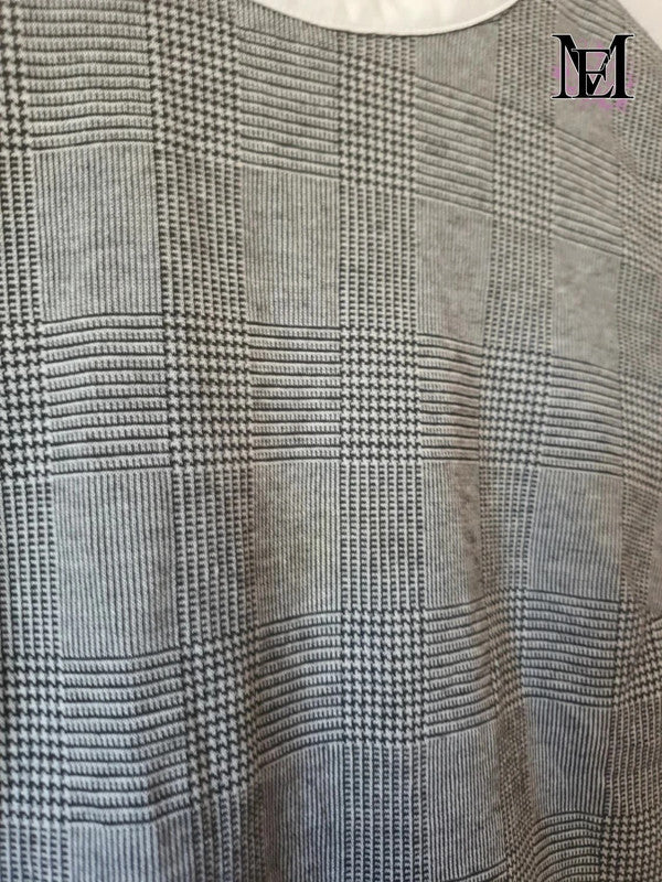 Superbe petite robe grise Mademoiselle-Élégance - Taille M - 38