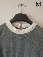 Superbe petite robe grise Mademoiselle-Élégance - Taille M - 38