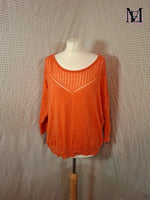 Blouse orange Grain de Malice - Taille XL - 42