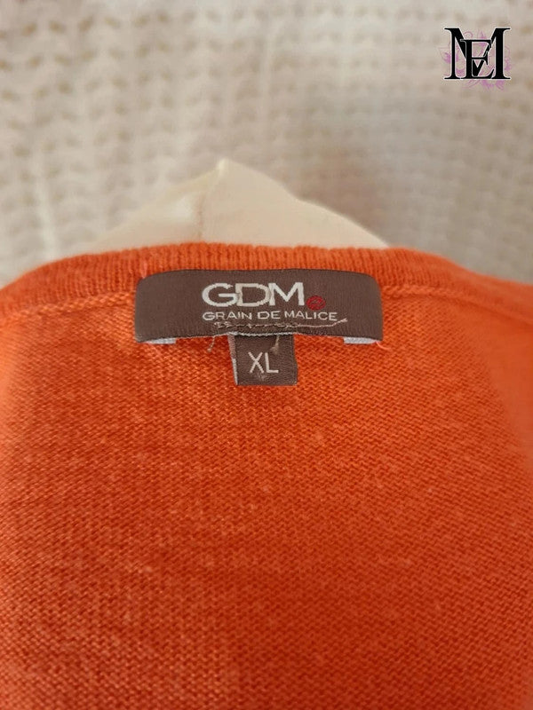 Blouse orange Grain de Malice - Taille XL - 42
