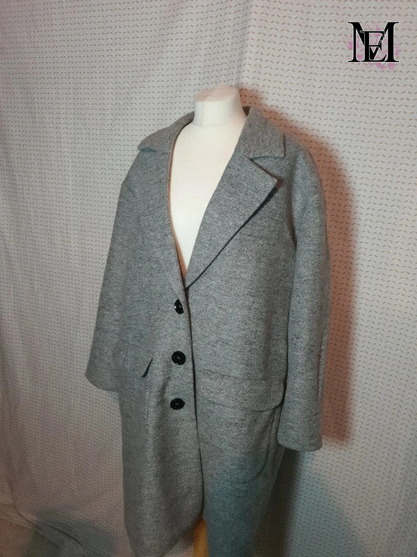 Manteau gris H&M - Taille 4XL - 48
