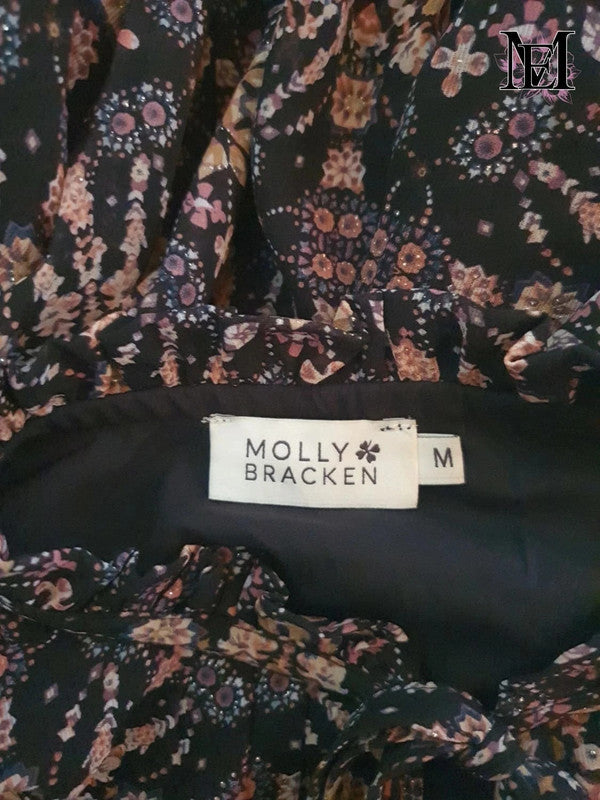 Robe fleurie brillante Molly Bracken - Taille M - 38