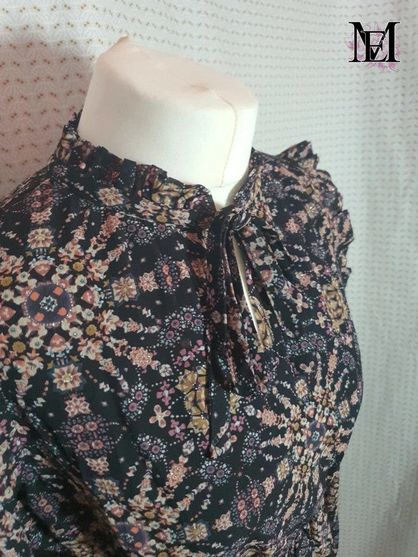 Robe fleurie brillante Molly Bracken - Taille M - 38