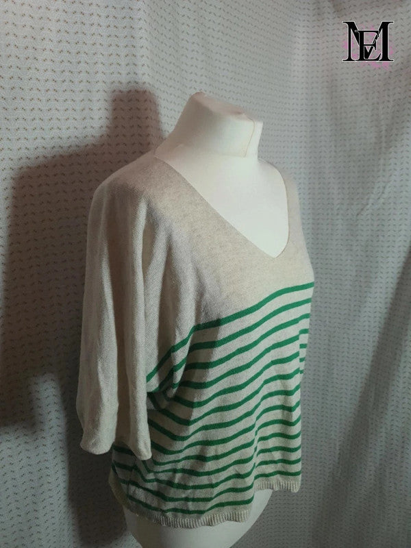 T-Shirt col V New Collection - Taille L -40