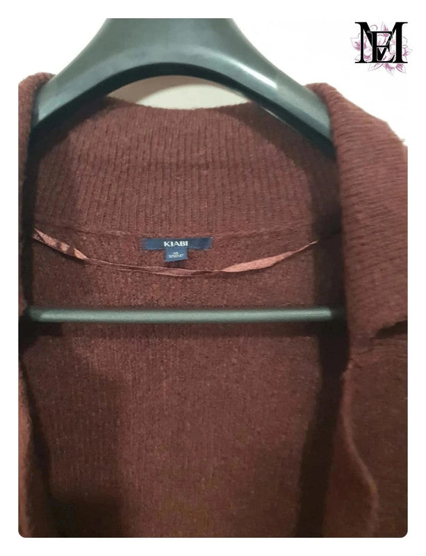 Cardigan rouge Bordeaux Kiabi - Taille XL - 42