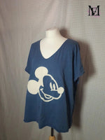 T-Shirt bleu Mickey Andromede - Taille L -40