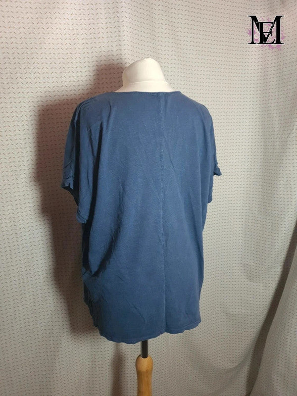 T-Shirt bleu Mickey Andromede - Taille L -40