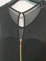 Robe noir moulante Mademoiselle-Elégance - Taille S -36