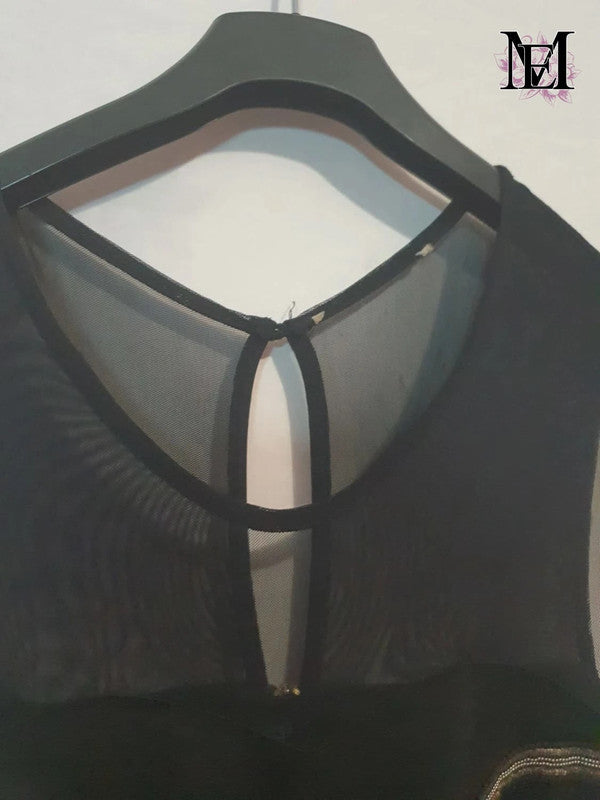 Robe noir moulante Mademoiselle-Elégance - Taille S -36