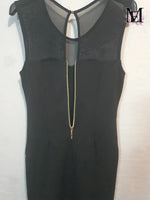 Robe noir moulante Mademoiselle-Elégance - Taille S -36