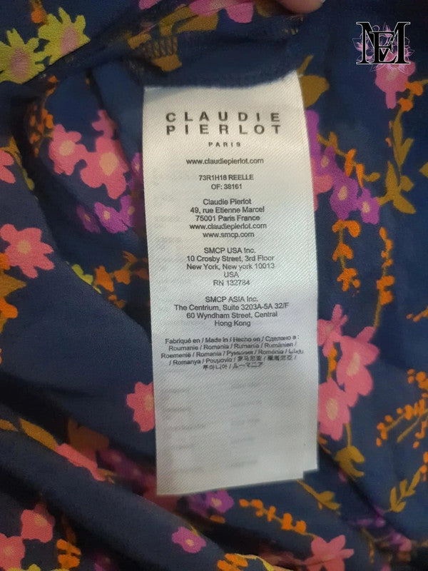 Robe fleurie Claudie Pierlot - Taille L -40