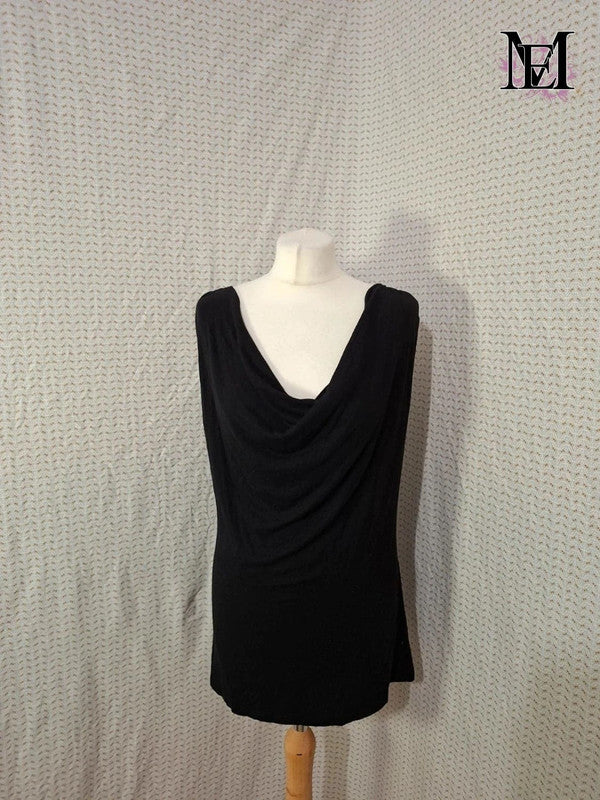 Haut noir Manal Flowers - Taille M - 38