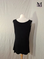 Haut noir Manal Flowers - Taille M - 38