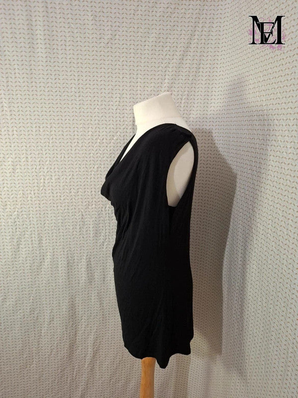 Haut noir Manal Flowers - Taille M - 38