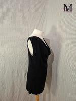 Haut noir Manal Flowers - Taille M - 38