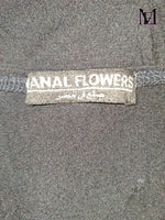 Haut noir Manal Flowers - Taille M - 38