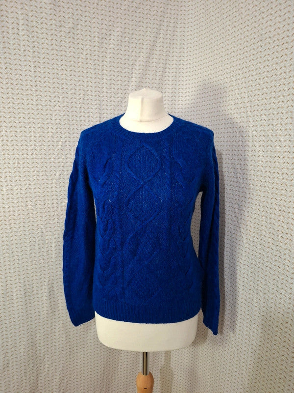 Pull bleu foncé H&M - Taille S - 36
