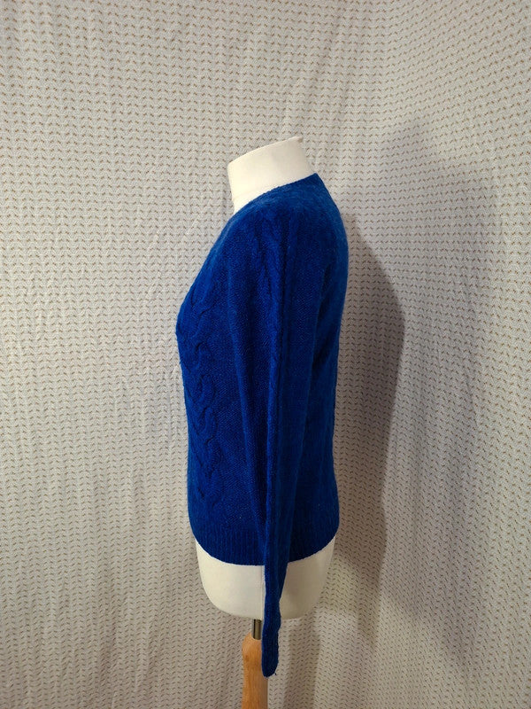 Pull bleu foncé H&M - Taille S - 36