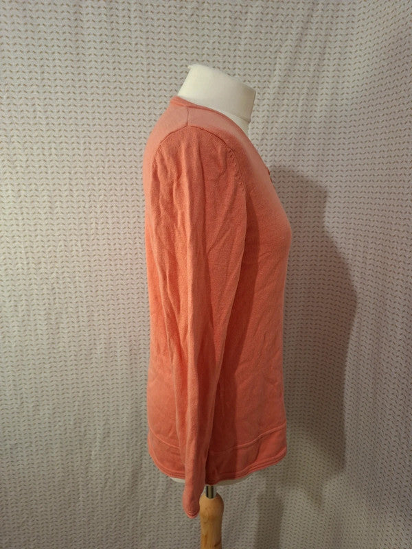 Pull corail Damart - Taille L - 40