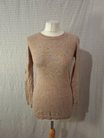 Pull beige Lin Trama - Taille XL - 42