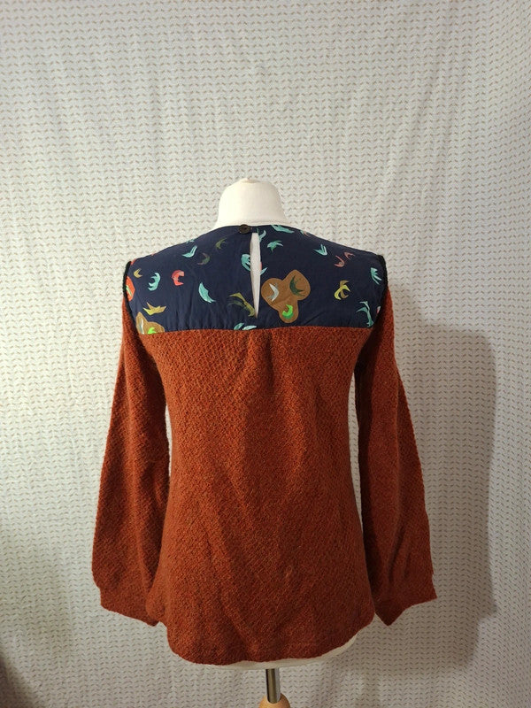 Pull orange Gaëlle Barré - Taille M - 38