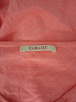 Pull col V rose Camaïeu - Taille XS - 34