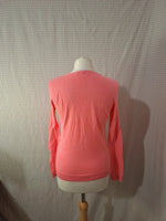 Pull col V rose Camaïeu - Taille XS - 34