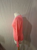 Pull col V rose Camaïeu - Taille XS - 34