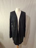 Cardigan noir troué Uniqlo - Taille M - 38