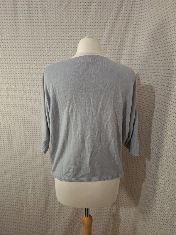 Top bleu Mademoiselle-Élégance - Taille L - 40