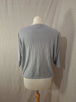 Top bleu Mademoiselle-Élégance - Taille L - 40