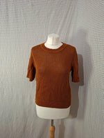 Top pull marron Kiabi - Taille M - 38