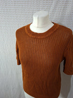 Top pull marron Kiabi - Taille M - 38