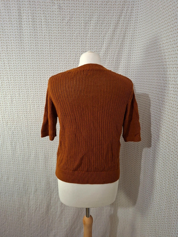 Top pull marron Kiabi - Taille M - 38