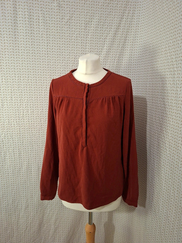 Blouses rouge Bordeaux Promod - Taille M - 38