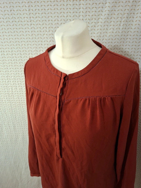 Blouses rouge Bordeaux Promod - Taille M - 38