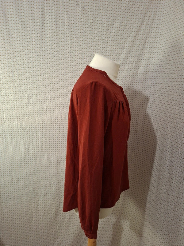 Blouses rouge Bordeaux Promod - Taille M - 38