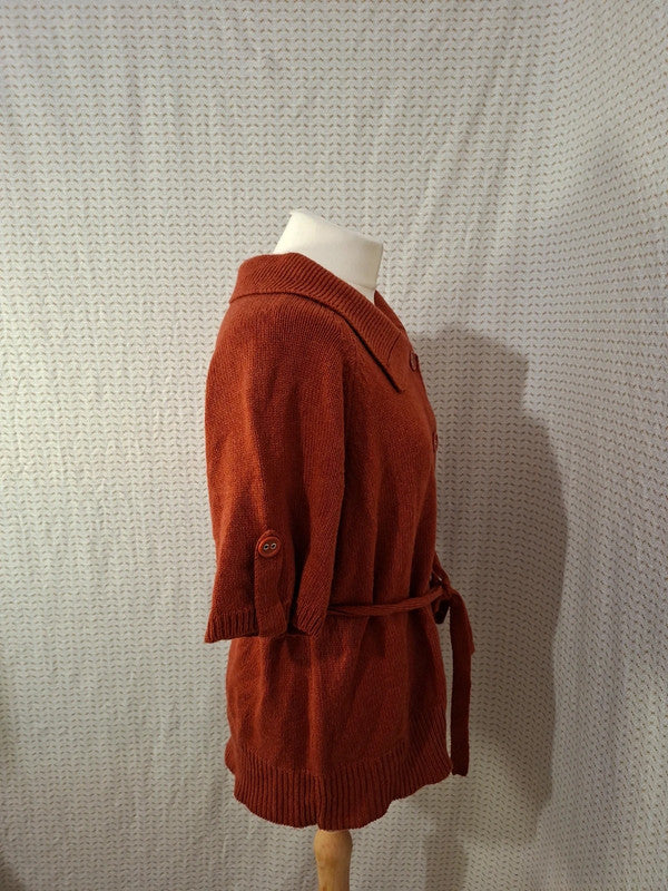 Cardigan orange Canda - Taille XL - 42