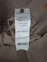 Pull léger blanc et marron Izac - Taille L - 40