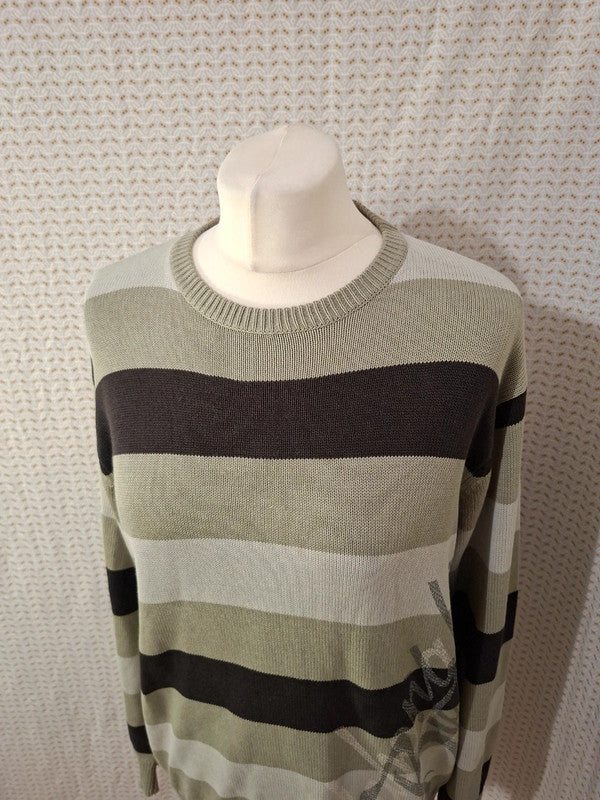 Pull vert et noir Billabong - Taille S - 36