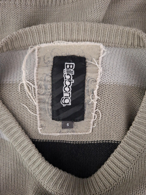 Pull vert et noir Billabong - Taille S - 36