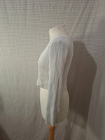 Top pull blanc Mademoiselle-Élégance - Taille M - 38