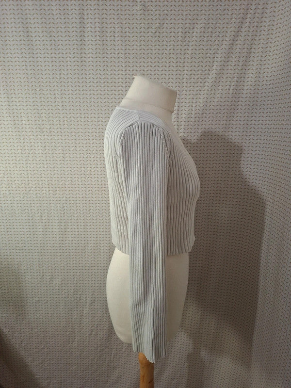 Top pull blanc Mademoiselle-Élégance - Taille M - 38