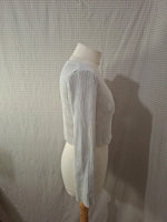 Top pull blanc Mademoiselle-Élégance - Taille M - 38