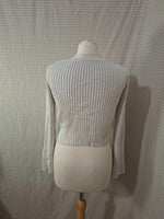 Top pull blanc Mademoiselle-Élégance - Taille M - 38