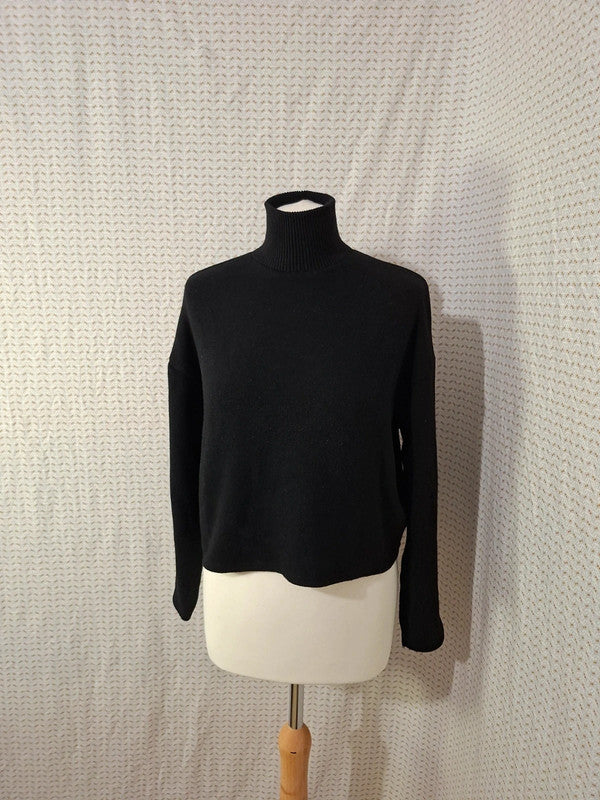 Top pull noir Zara - Taille S - 36