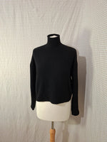 Top pull noir Zara - Taille S - 36